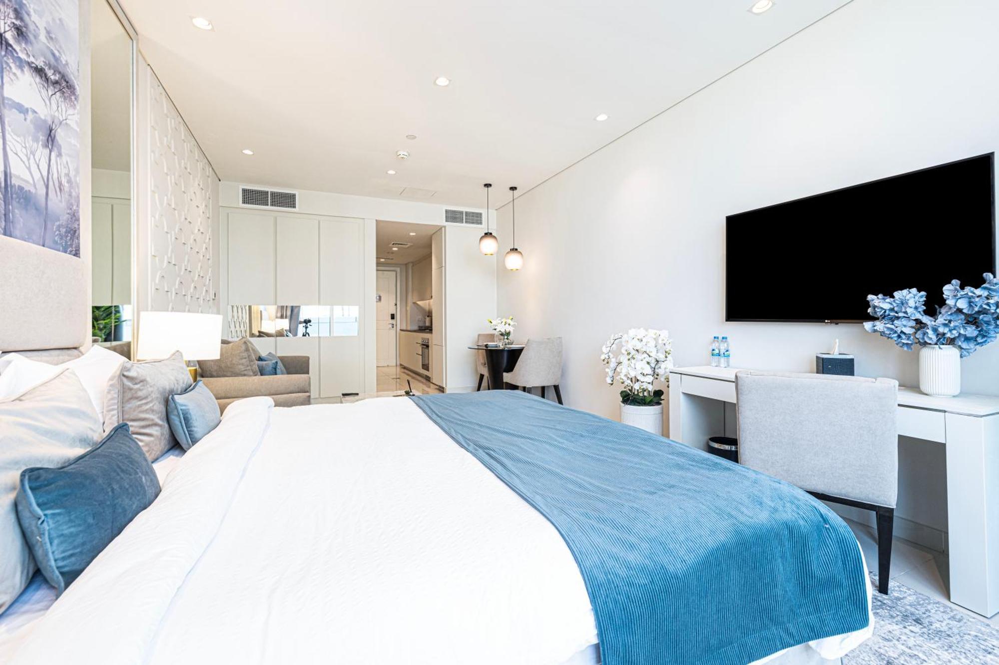 두바이 Magnificent - Damac Distinction Downtown 아파트 외부 사진