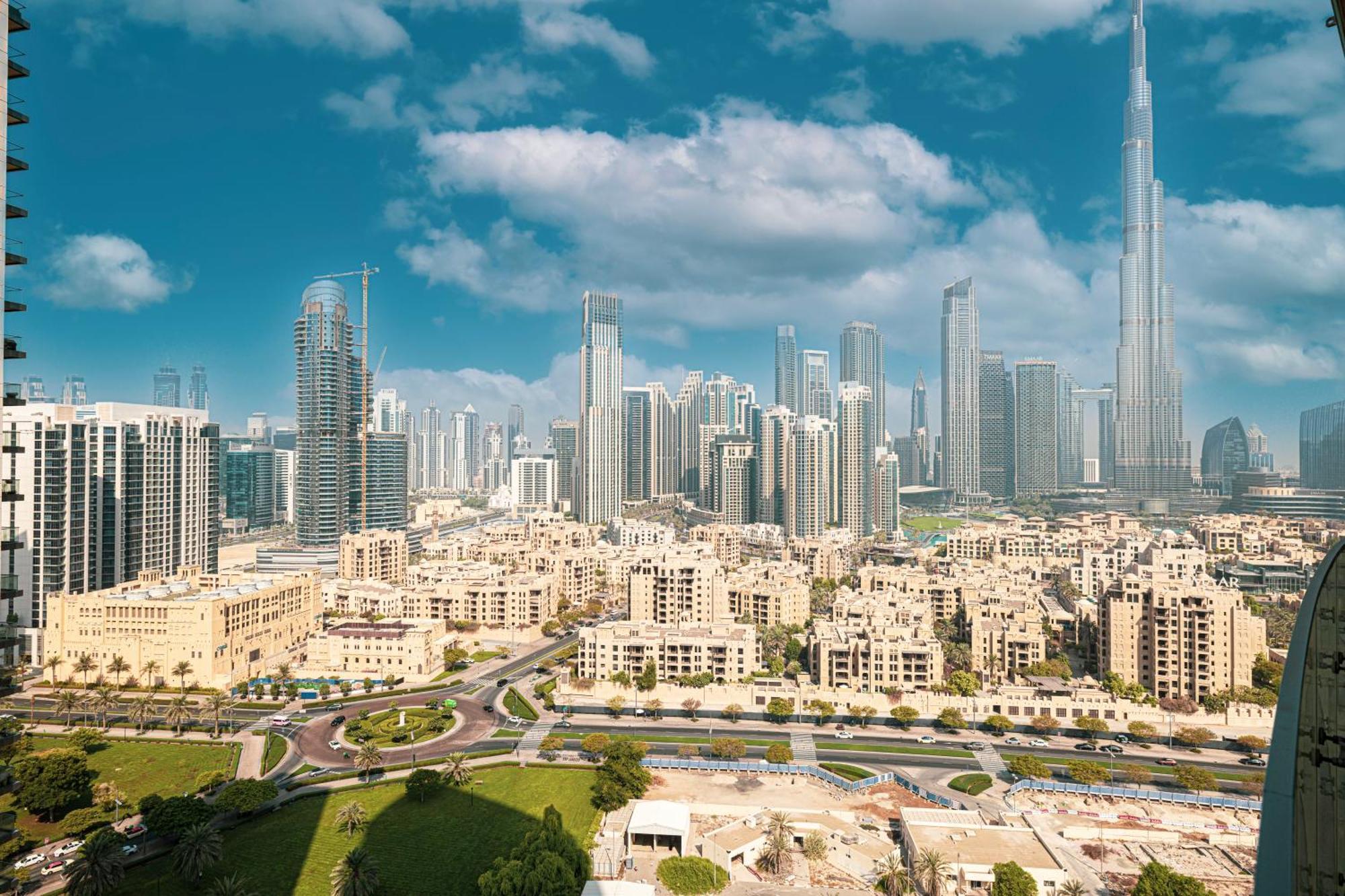 두바이 Magnificent - Damac Distinction Downtown 아파트 외부 사진