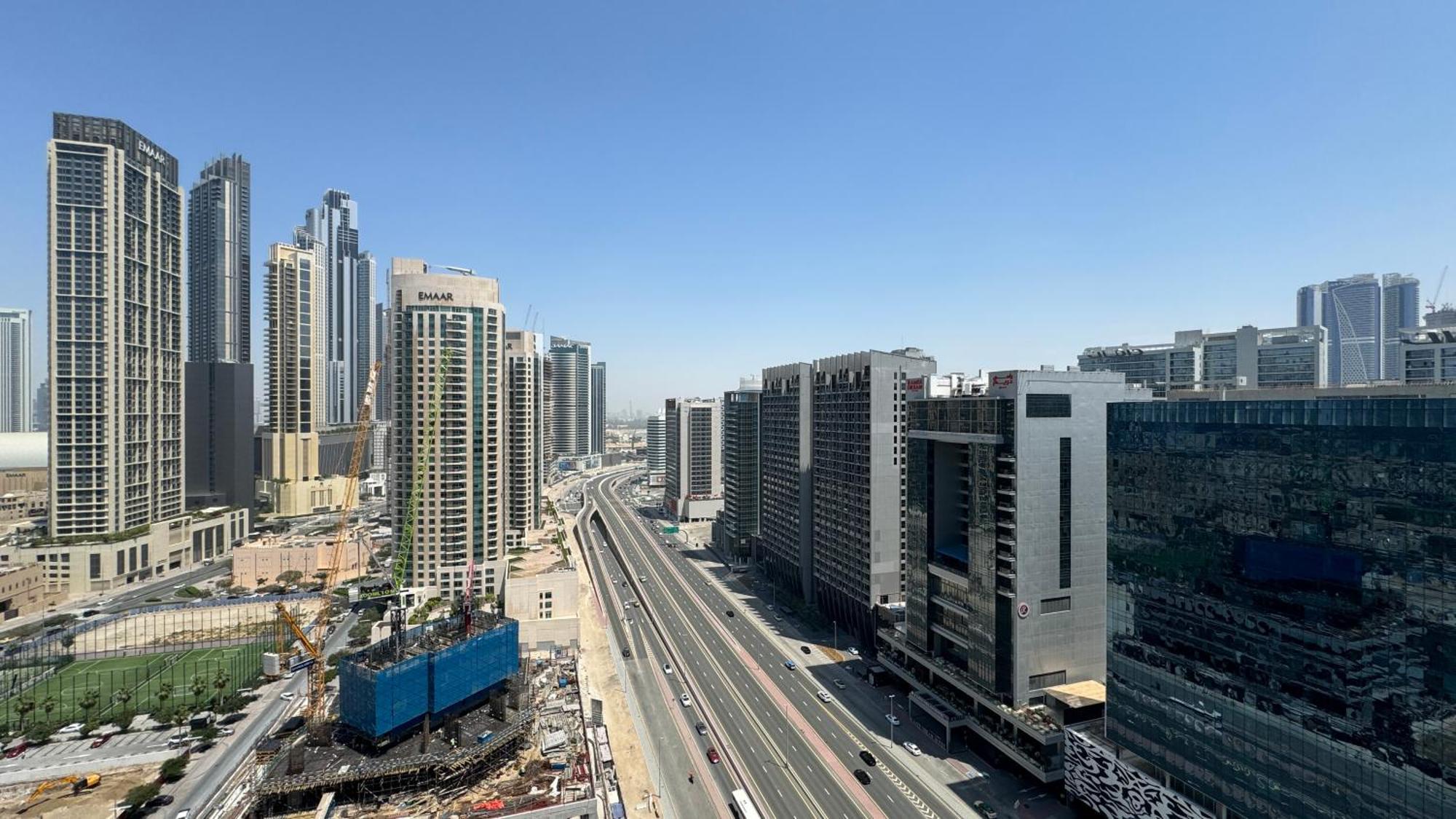 두바이 Magnificent - Damac Distinction Downtown 아파트 외부 사진