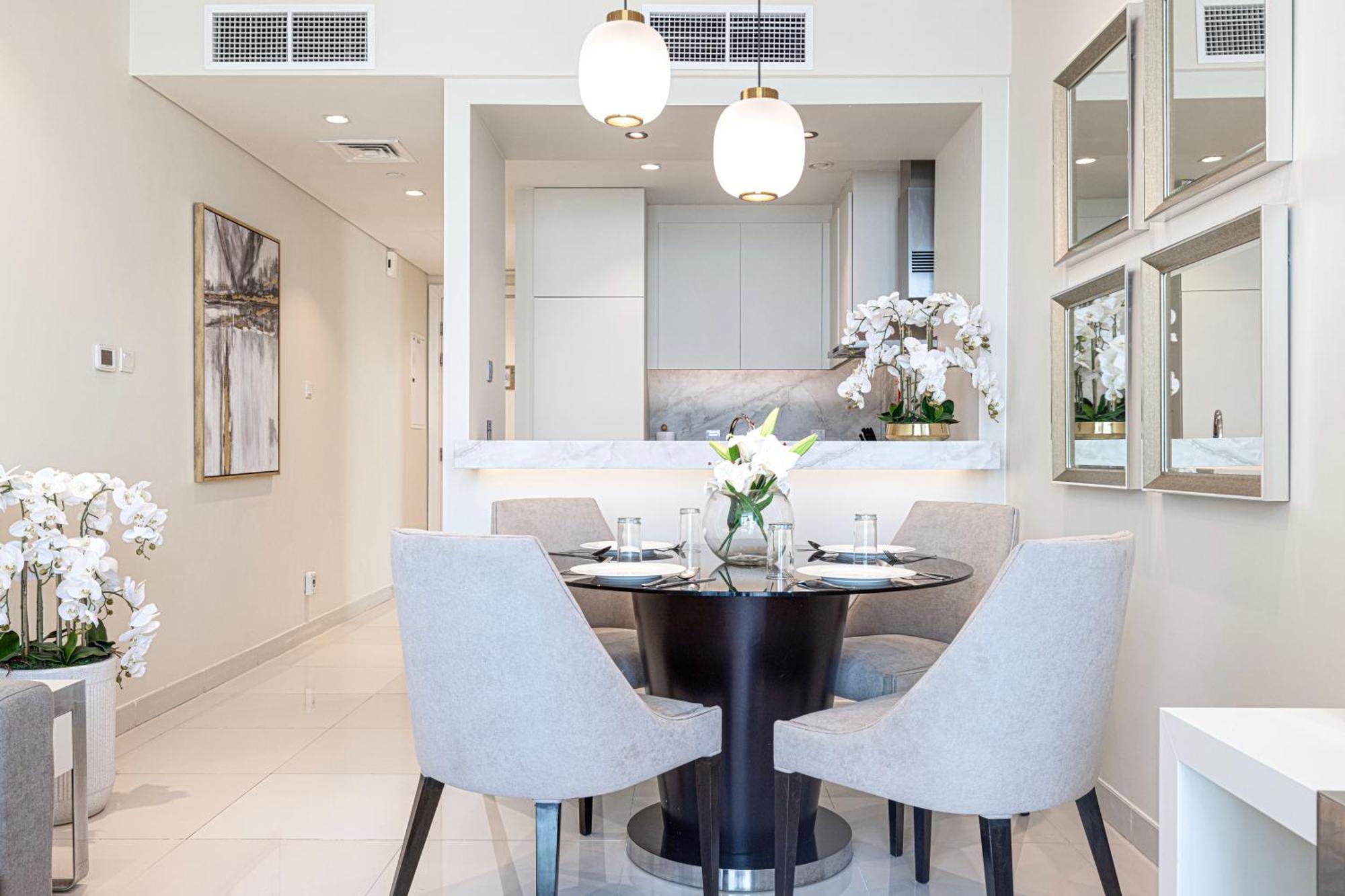 두바이 Magnificent - Damac Distinction Downtown 아파트 외부 사진