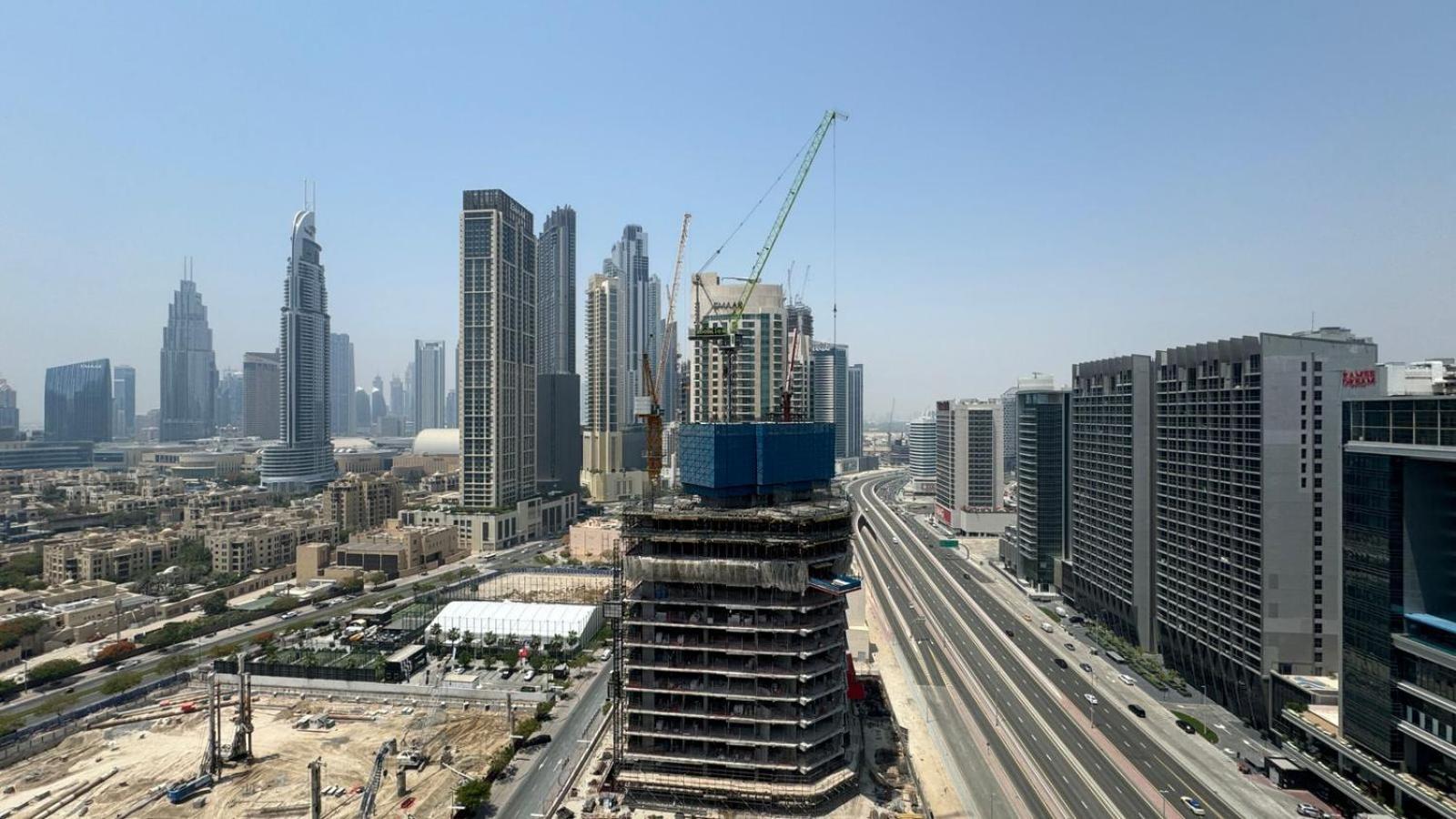 두바이 Magnificent - Damac Distinction Downtown 아파트 외부 사진