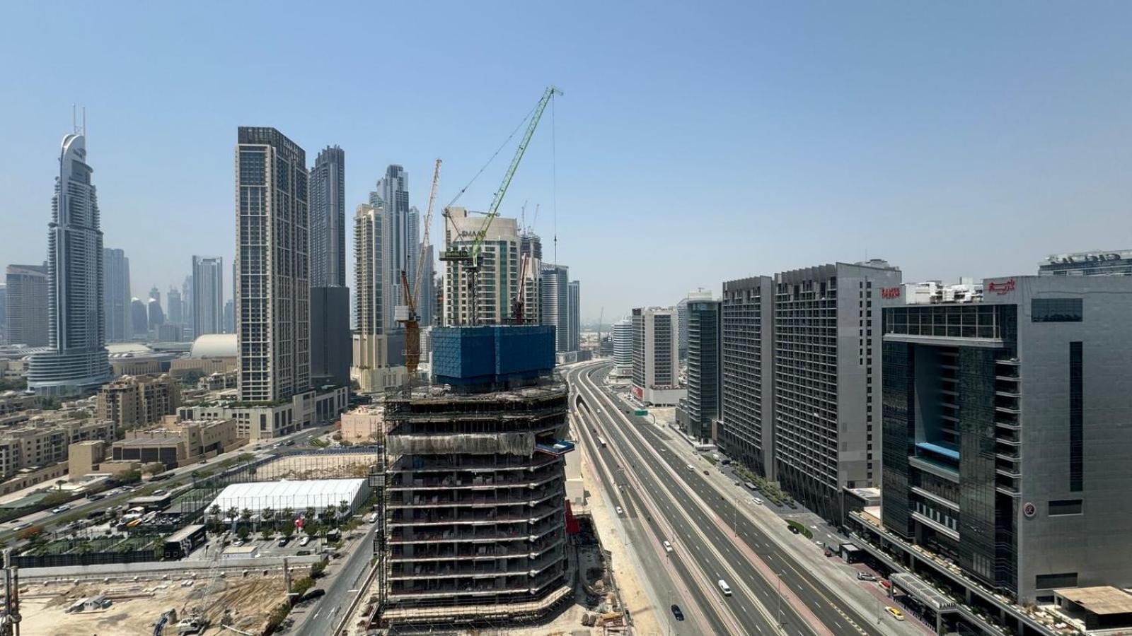 두바이 Magnificent - Damac Distinction Downtown 아파트 외부 사진